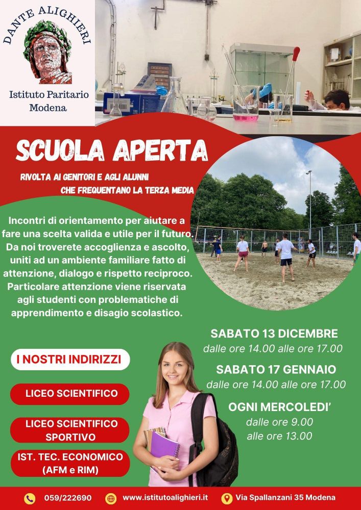 SCUOLA APERTA 2026